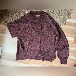Francesca’s Burgundy Sweater